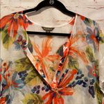Tommy Bahama Bungaroo blossom 100% silk blouse S Photo 2