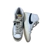 Nike Blazer Mid '77 CZ1055-100 Women's 8 Sneakers White Black Leather Shoes Photo 2