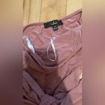 Lulus LULU’S SUNNY SOIRÉE MAUVE ONE-SHOULDER TIE-FRONT ROMPER Photo 4