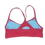 Athleta Hot Pink Ruched Keyhole Back Unlined Sports Bra Photo 4