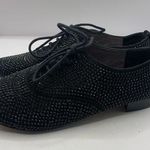 Vince Camuto VC Signature By  Shoes Womens 6M bling lace Oxford black Photo 0