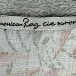 American Rag  Shirt Women Medium White Pink Floral Botanical Babydoll Y2K Peasant Photo 5