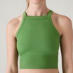 Athleta  Aurora Seamless Crop Tank Top - Baja Green small Photo 0