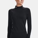 Under Armour  Women's ColdGear Black Fitted Mock Neck Pullover Photo 0