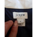 J.Crew  Womens Skirt Sz 2 Gold thread Blue Lined Semi Sheer Knee-Length Coastal Photo 5