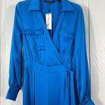 Strut and Bolt Blue Long Sleeve Pantsuit Size Small NWT Photo 3