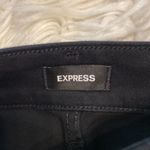 EXPRESS  CURVY SKINNY HIGH RISE WOMENS BLACK JEANS PANTS size 8R inseam 27” Photo 6