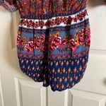 Forever 21  V-neck, long-sleeved romper a multicolor floral print size medium Photo 8