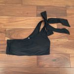 J.Crew  Black Swimsuit One Piece Tie Front Halter Neck Size L Photo 1