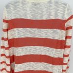 it's our time It’s Our Time striped‎ cardigan light weight peach and cream size Large Photo 3