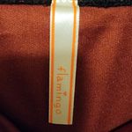 Flamingo NWOT  Burgundy Lace Floral Sweetheart Sleeveless Belted Dress Size Small Photo 2