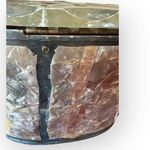 Vintage Lucite Marble Pearl Style Hard Case Handbag Photo 8