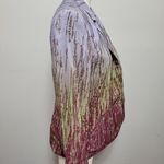 Coldwater Creek periwinkle abstract blazer size small (6-8) Photo 2