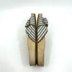 Loeffler Randall  Beattie Knotted Striped Slide Sandals Women's 5 US Photo 6