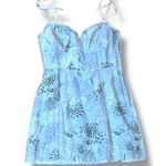 Aritzia  Wilfred Fable Dress Sweetheart Neckline Mini Tie Shoulders Size 12 Photo 3