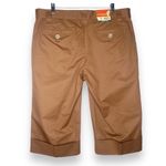 Weatherproof NWT Cuffed Brown Capri Pants Size 14 Photo 7