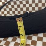 Vera Bradley Classic Black Microfiber Gigi Baguette Evening Purse With Flower Photo 11