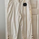 Charter Club  Classic Fit Cropped Pants color white size 12 brand new inseam 24” Photo 0