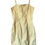 H&M Yellow Denim spaghetti strap mini dress from  Photo 0