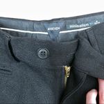 Rickrack Black Cropped Trousers Mixseven Minimalism‎ Ricrac Dressy Pants Medium Photo 5