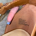 JustFab Brown Wedge Sandals Photo 2