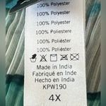 VILLA FRESCA Malia Off The Shoulder Micro Pleated Maxi Dress Blue Size 4X NEW Photo 14