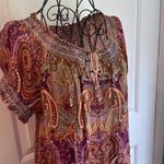 BILA Boho, Paisley, short sleeve blouse Pink Photo 1