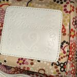 Brighton  Woven Straw Shoulder Bag Yellow Patent Leather  Tote Heart Charm Photo 8