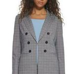 Tommy Hilfiger Plaid Peak-Lapel Long Line Blazer, Sz 16 Photo 0