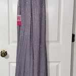 PromGirl Metallic Purple Lavender Formal Prom Dress Photo 1