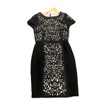 Maeve Black Cutout Midi Dress Photo 1