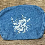 American Vintage Vintage denim floral coin pouch purse Photo 0