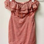 Majorelle  Coda Strapless Ruffle Trim Mini Dress Blush Women's Size Small Photo 0