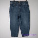 Madewell NEW Balloon Jeans in Corson Wash, size 33, NA929 Photo 3