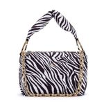 Larroude Lulu Satin Zebra Purse Photo 0