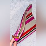 Kate Spade  Canvas Striped Zipper Travel Bag Photo 2
