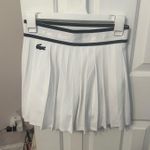 Lacoste  Tennis Skirt White Pleated Photo 0