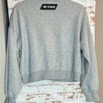 STAUD  Heather Gray Top with Black Logo Photo 1