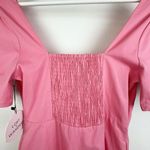 Lost + Wander Pink Garnet Lightweight Denim Mini Dress One Size Photo 5