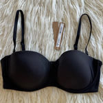 SKIMS  Fits Everybody Strapless Bra Onyx Size 36C Photo 0