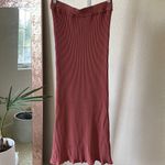 NWT $795 Altuzarra Turley beautiful ribbed skirt in hazelwood Pink Photo 2