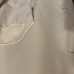 MARINA MASCONE Long Wrap Vest Cream Size Medium White Photo 7