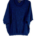 DKNY Blue Dolman Sleeve Sweater XXL Photo 0