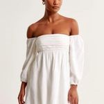Abercrombie & Fitch Abercrombie Dress White Mini Linen Photo 0