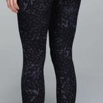 Lululemon  Wunder Under Crop ll Full On Luon in Star Crushed Coal Black. Size 6. Photo 1