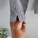 Ann Taylor  Striped Seersucker Ankle Pants Size 14 Photo 5