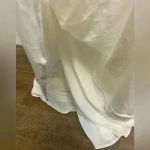 Mac Duggal Mac‎ Duggal One-Shoulder Ruched Jersey Gown white maxi Sz 10. NWT Photo 9