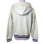 Arizona Jeans Arizona Y2K Vintage Pastel Pistachio Green Zip Hoodie Jacket Navy Striped Trim Photo 2