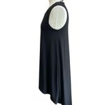 BCBGMAXAZRIA High Low Knit Tank Dress Sz M NWT Black Asymmetrical Hem Chic Photo 5