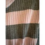 Vintage Y2K 90s Lei Women's Sweater Fitted Pink Gray Striped 2000s Preppy XL Photo 5